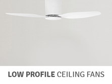 low profile ceiling fans