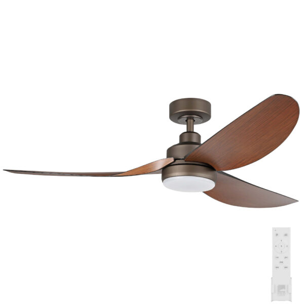 Eglo Torquay DC Ceiling Fan with CCT LED Light - Oil Rubbed Bronze 56"