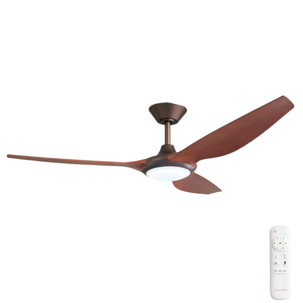 Delta DC Ceiling Fan with CCT LED Light - Oil Rubbed Bronze 56"