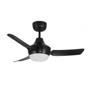 Ventair Stanza Ceiling Fan with Light - Black 36"