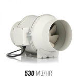Fanco Mixflow SM Inline Fan 150mm with lead & plug