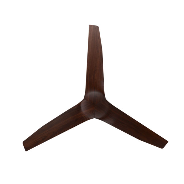 Fanco Infinity-iD DC Ceiling Fan SMART/Remote - Black with Dark Spotted Gum Blades 48"