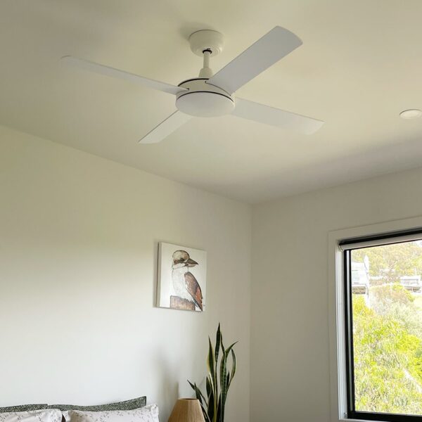 Fanco Eco Silent DC Ceiling Fan with Remote - White 52"
