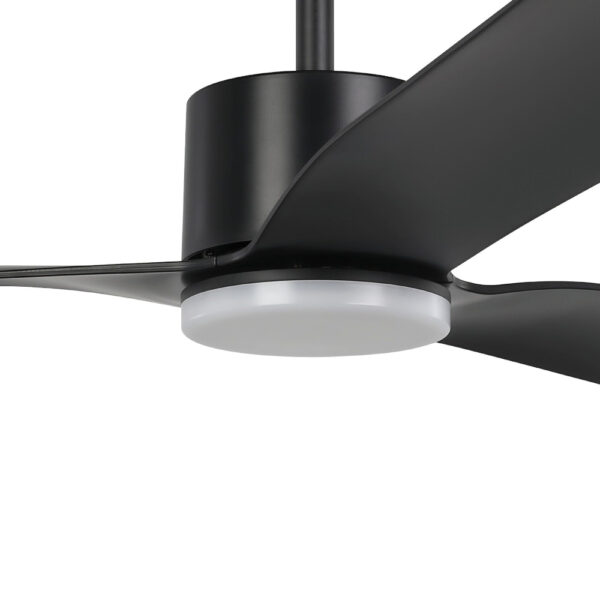 Eglo Iluka DC Ceiling Fan with Dimmable CCT LED Light - Black 60"