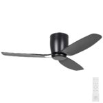 Eglo Seacliff DC Low Profile Ceiling Fan - Black 44"