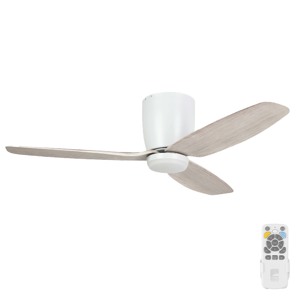 eglo-seacliff-dc-low-profile-ceiling-fan-led-light -white-with-gessami-oak-44-inch