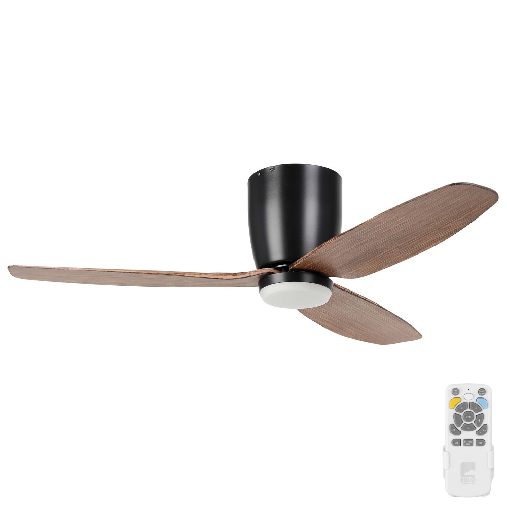eglo-seacliff-dc-low-profile-ceiling-fan-with-dimmable-cct-led-light -black-with-light-walnut-blades-44-inch