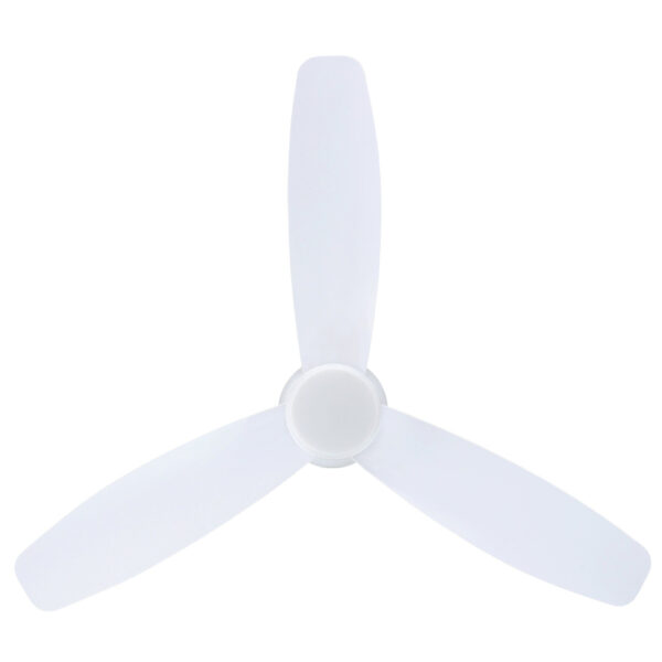 Eglo Seacliff DC Low Profile Ceiling Fan with Dimmable CCT LED Light - White 44"