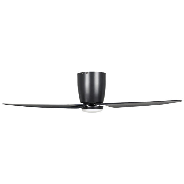 Eglo Seacliff DC Low Profile Ceiling Fan with Dimmable CCT LED Light - Black 44"