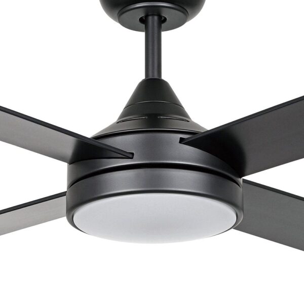 Eglo Stradbroke DC Ceiling Fan with CCT LED Light - Black 48"