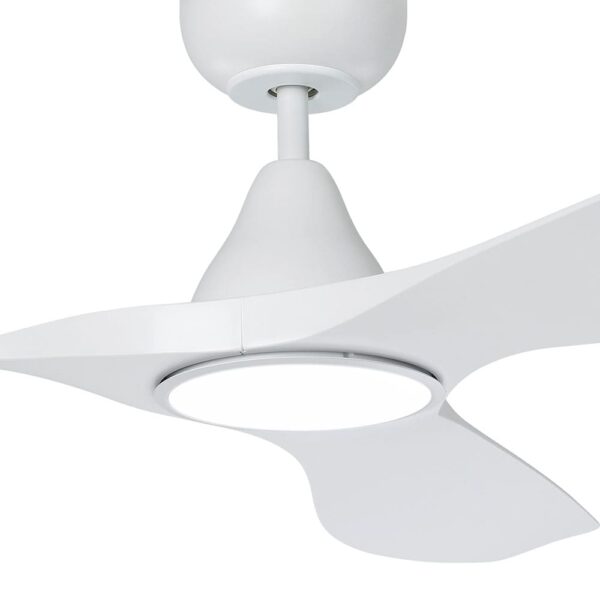 Eglo Surf DC Ceiling Fan with LED Light - White 48"