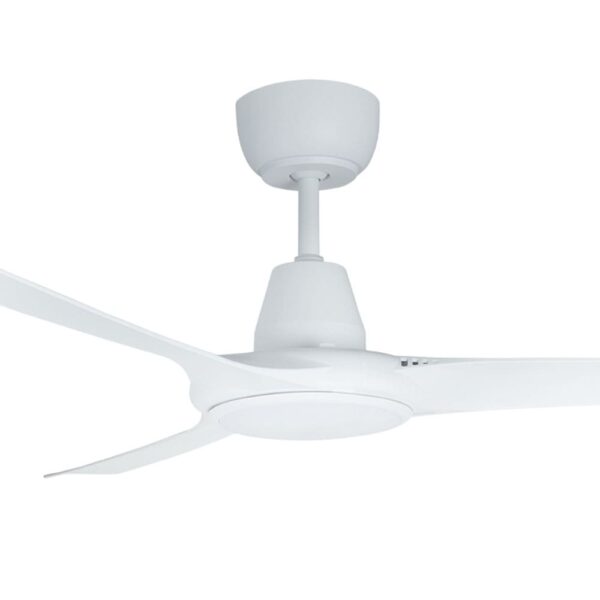 Ventair Spyda EC Ceiling Fan with LED Light White 56"