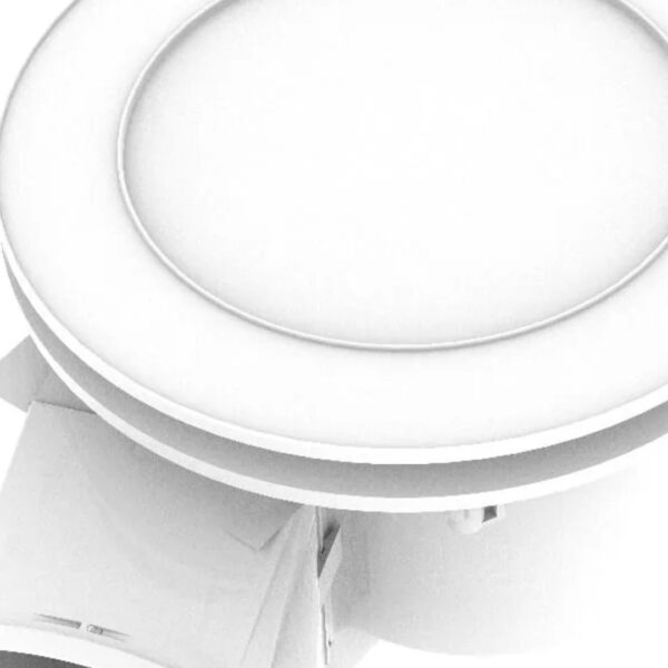 IXL Ducted Ventflo 250 Exhaust Fan with Round Cover and LED - White