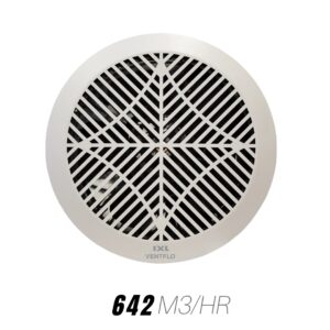 IXL Eco Ventflo 250 Exhaust Fan with Round Cover - White