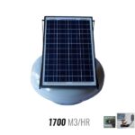 SolarWhiz 28W Solar Powered Roof Ventilator With Night Kit & Adjustable Thermo/Hygrostat