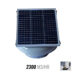 SolarWhiz 40W Solar Powered Roof Ventilator With Adjustable Thermo/Hygrostat