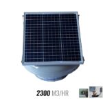 SolarWhiz 40W Solar Powered Roof Ventilator With Night Kit & Adjustable Thermo/Hygrostat