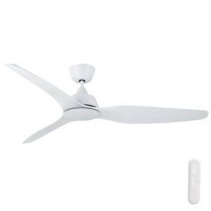 Mercator Guardian IP55 DC Ceiling Fan with Remote - White 56"