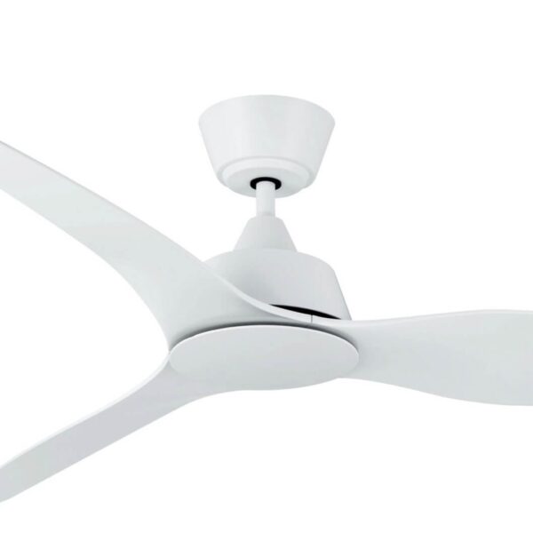 Mercator Guardian IP55 DC Ceiling Fan with Remote - White 56"