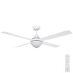 Eglo Stradbroke DC Ceiling Fan with E27 Light - White 52"