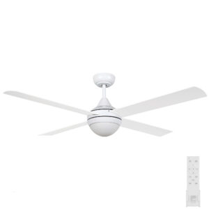 Eglo Stradbroke DC Ceiling Fan with E27 Light - White 52"