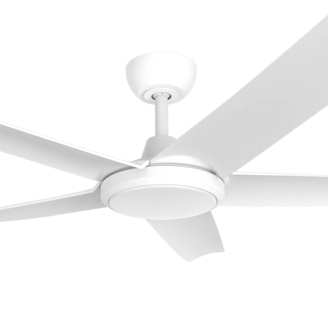 360fans- FlatJET 56 DC 5 Blades with Remote Control and CCT LED- White Zoom