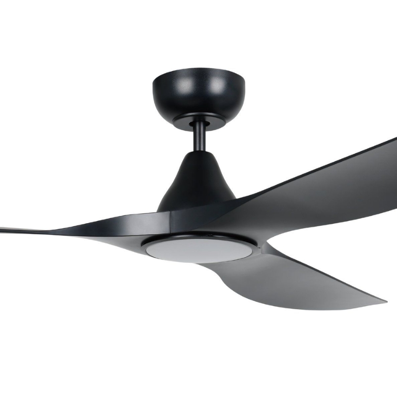 Eglo Surf 60 DC Ceiling Fan with LED Light- Black Zoom