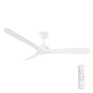 Three Sixty Spitfire DC Ceiling Fan - White 52"