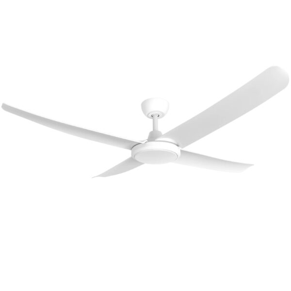 Three Sixty FlatJET 3/4/5 DC Ceiling Fan with LED Light - White 52"