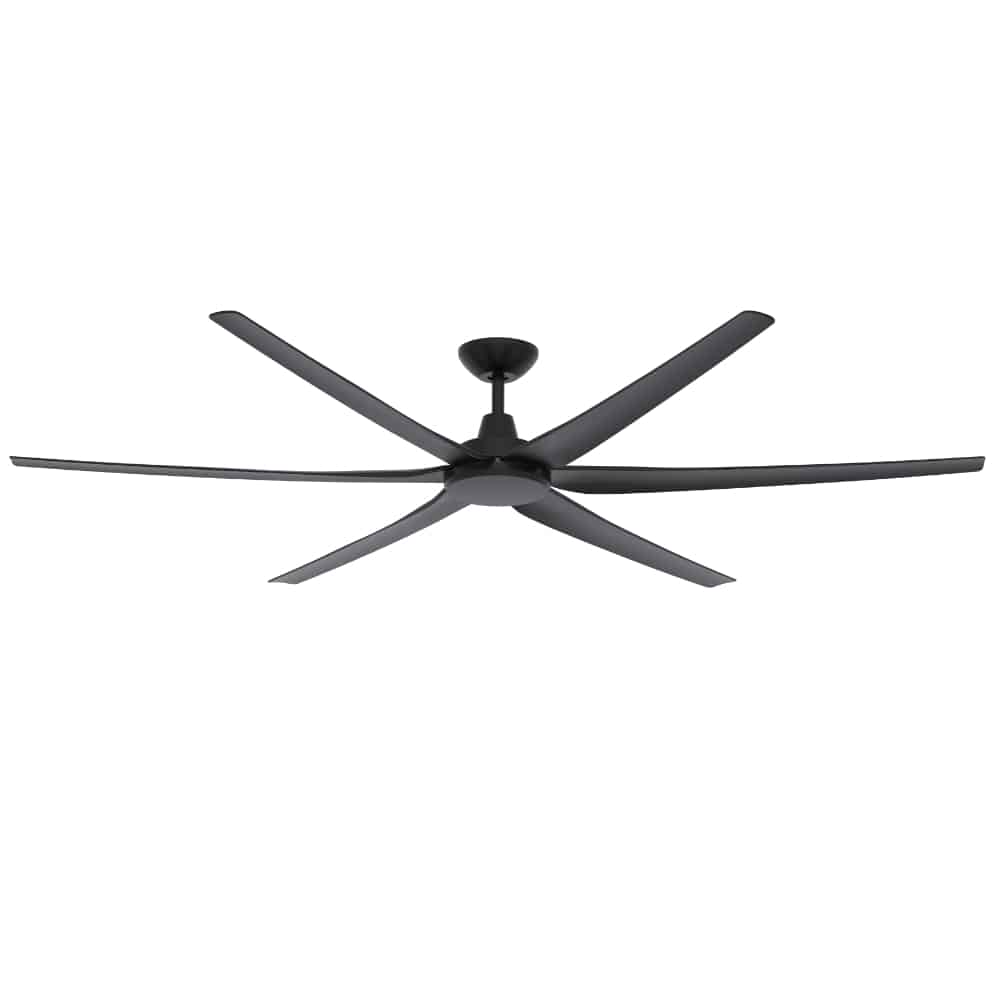 Domus Glide 203cm (80") DC Ceiling Fan. Black Australia