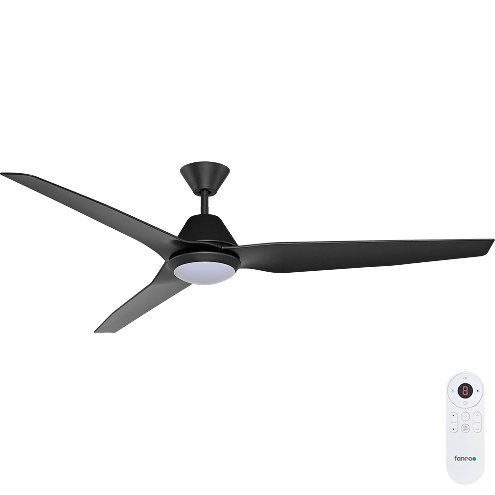 fanco-infinity-id-dc-ceiling-fan-64-inch-with-led-light-black-motor-with-black-blades