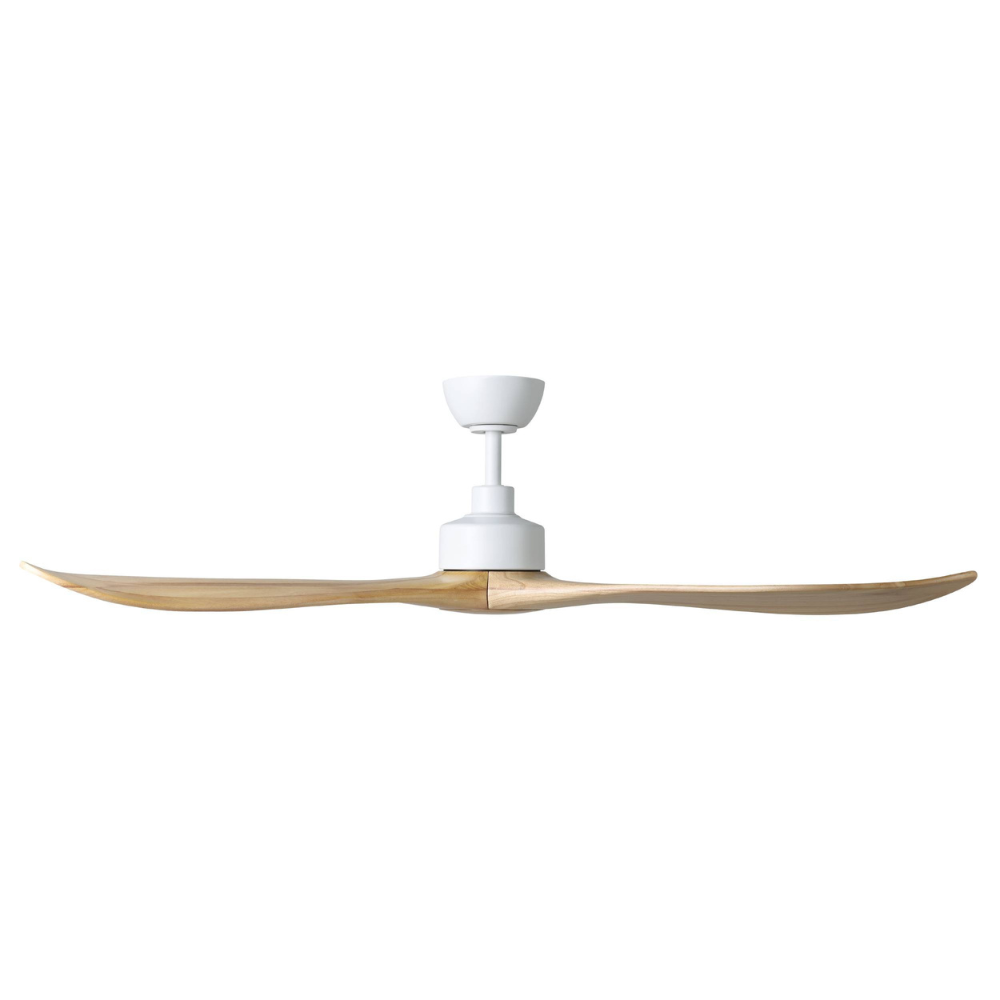 currubin-60-white-with-beach-wood-blades-no-light-sideview