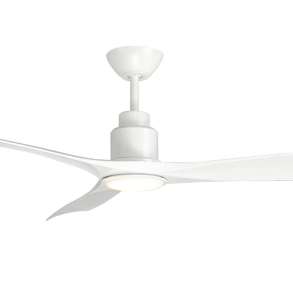 Mercator Iceman DC Ceiling Fan with LED Light - White 60"