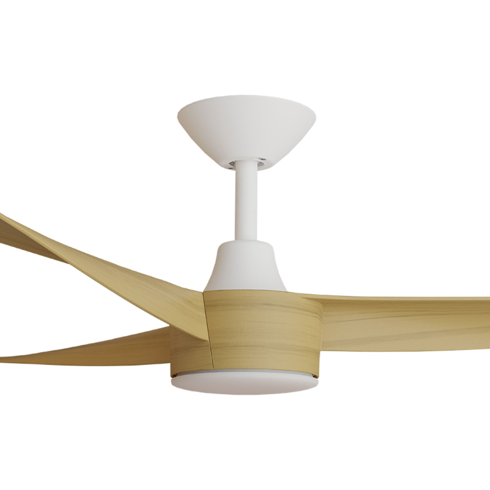Calibo Turaco 56_-DC-Ceiling-Fan-with-CCT-LED-Light-with-Wall-Controller-and-Remote-White-Bamboo-Zoom-1