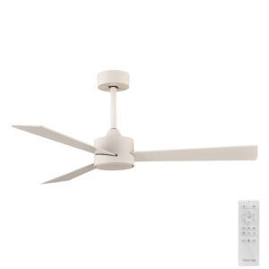 Fanco Urban-iD DC Ceiling Fan with LED Light - White 52"