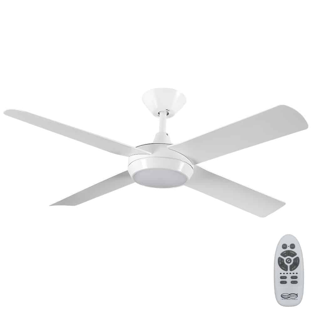 Hunter Pacific Concept 132cm (52") DC Ceiling Fan with LED Light. White